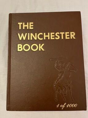 The Winchester Book - Brown Hardcover with Gold Lettering, Signed